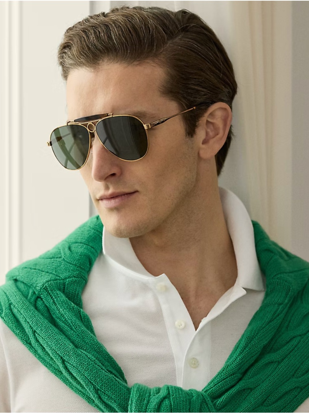 Polo Pilot Aviator Sunglasses